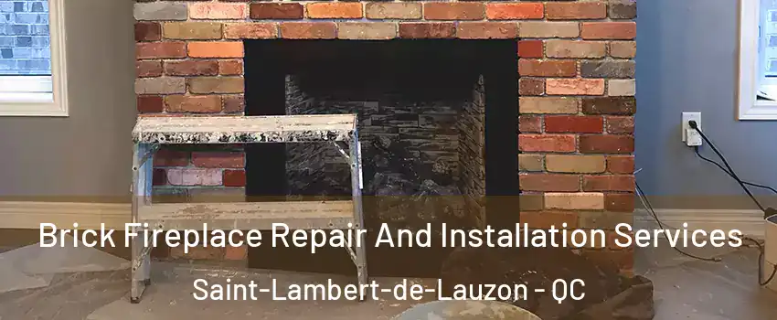  Brick Fireplace Repair And Installation Services Saint-Lambert-de-Lauzon - QC