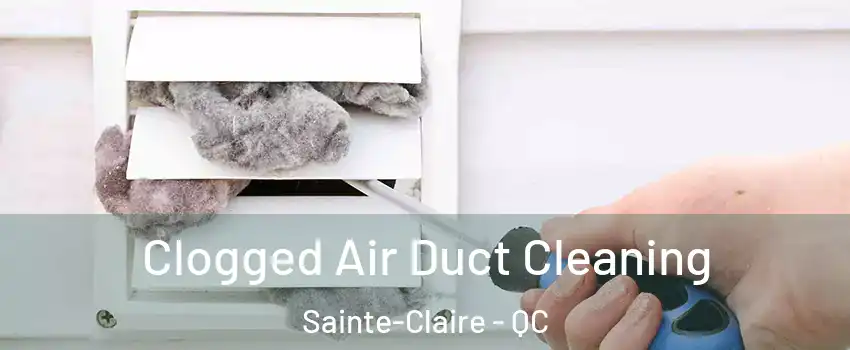Clogged Air Duct Cleaning Sainte-Claire - QC