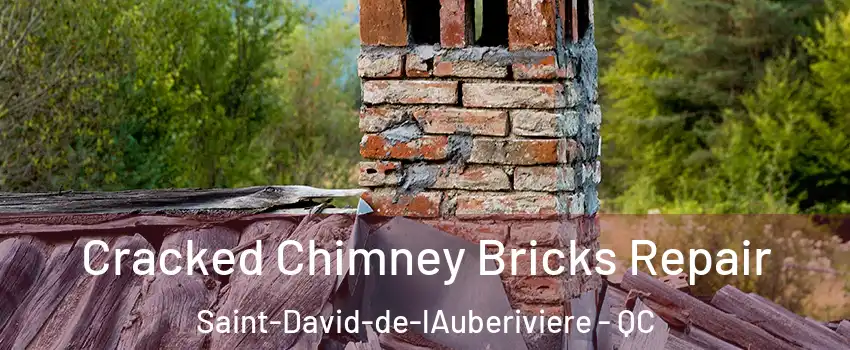 Cracked Chimney Bricks Repair Saint-David-de-lAuberiviere - QC