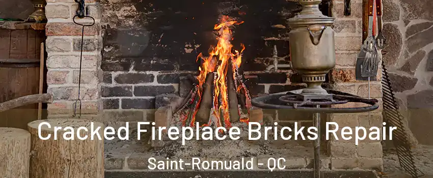 Cracked Fireplace Bricks Repair Saint-Romuald - QC