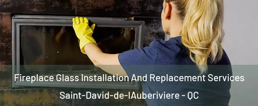 Fireplace Glass Installation And Replacement Services Saint-David-de-lAuberiviere - QC