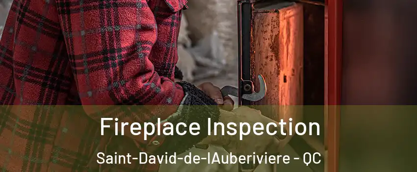 Fireplace Inspection Saint-David-de-lAuberiviere - QC