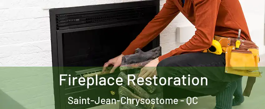 Fireplace Restoration Saint-Jean-Chrysostome - QC