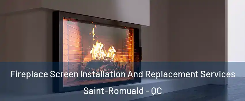  Fireplace Screen Installation And Replacement Services Saint-Romuald - QC