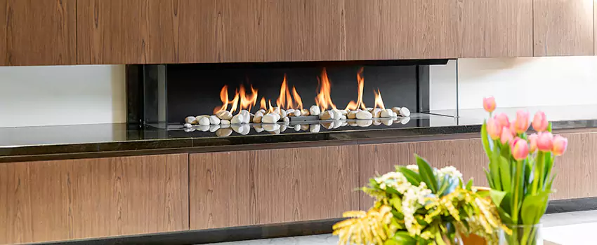 Outdoor Modern Fireplace Renovation Services in Levis, QC