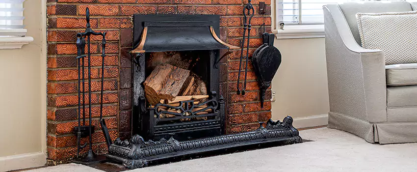 Vintage-style Fireplace Redesign in Levis, Quebec