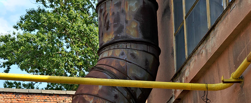 Lightning Protection Installation System for Industrial Chimneys in Levis, Quebec