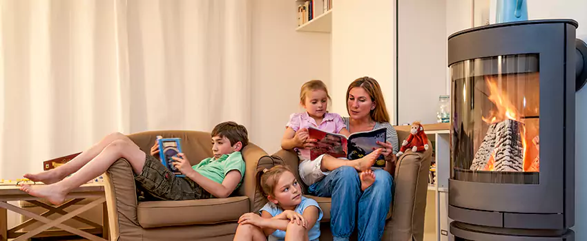 Outdoor Morso Fireplace Broken Screen Replacement in Levis, Quebec