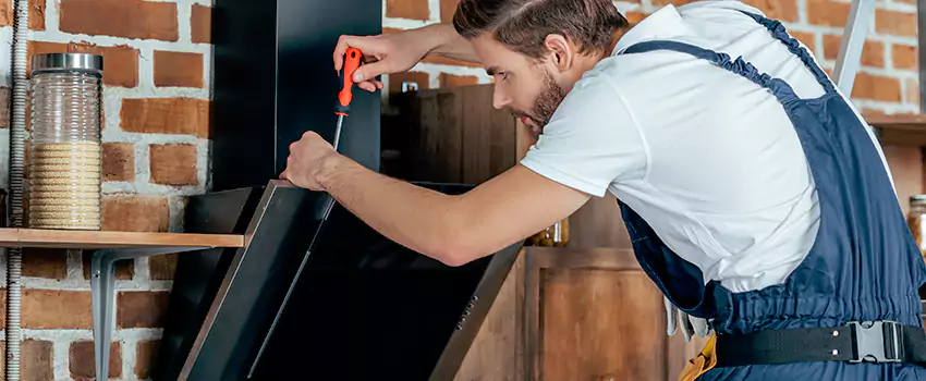 Old Rusted Metal Fireplace Repair And Replacement in Levis, QC