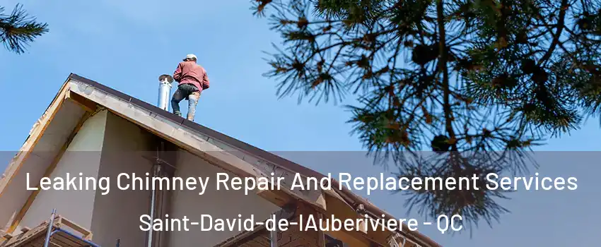 Leaking Chimney Repair And Replacement Services Saint-David-de-lAuberiviere - QC