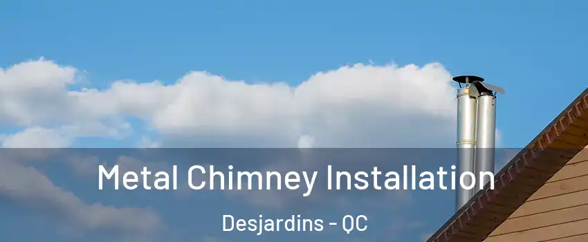 Metal Chimney Installation Desjardins - QC