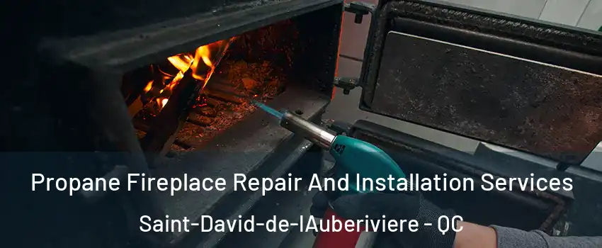 Propane Fireplace Repair And Installation Services Saint-David-de-lAuberiviere - QC